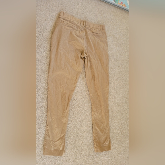 Hurley Pants Men's size 30x30 Chino Khaki Button Straight Leg Tan Button Zip Poc - Picture 6 of 10
